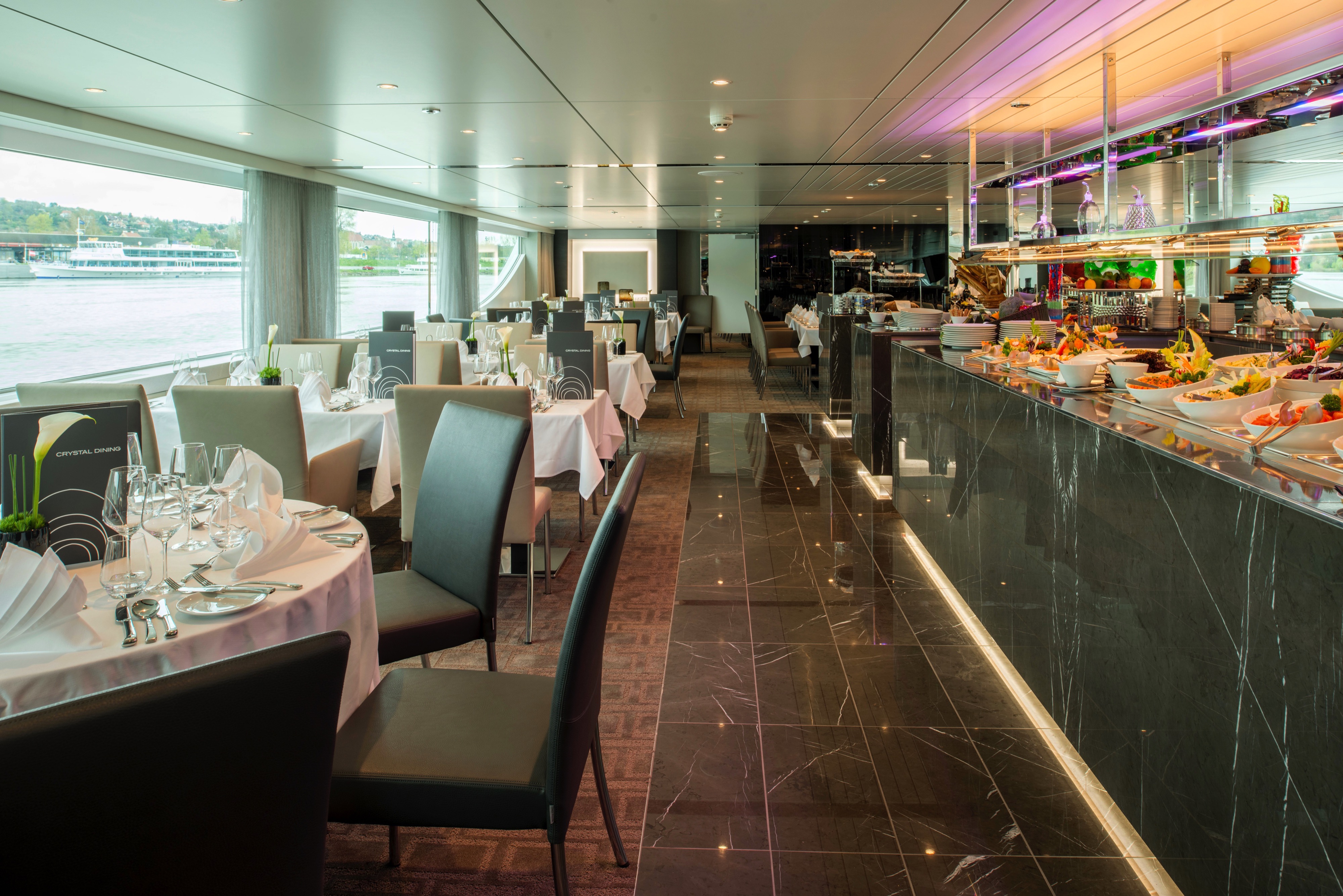 Scenic Luxury Cruises & Tours AMBER Crystal Dining 0